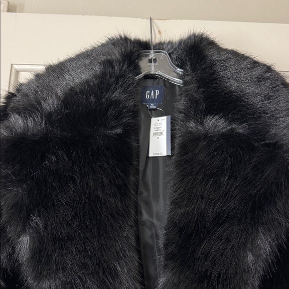 GAP Faux Fur Long Coat - Picture 11 of 13